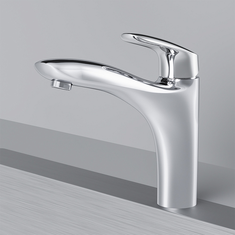 F5300032 смеситель для кухни излив 195 мм хром шт AM.PM Bliss L - Вид №2