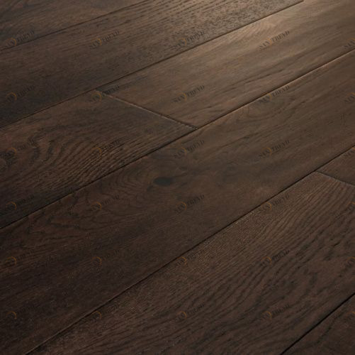 Массивная доска Amber Wood Java Дуб Кантри с брашью (Текстурированная) 300-1400х125 мм 2000300015
