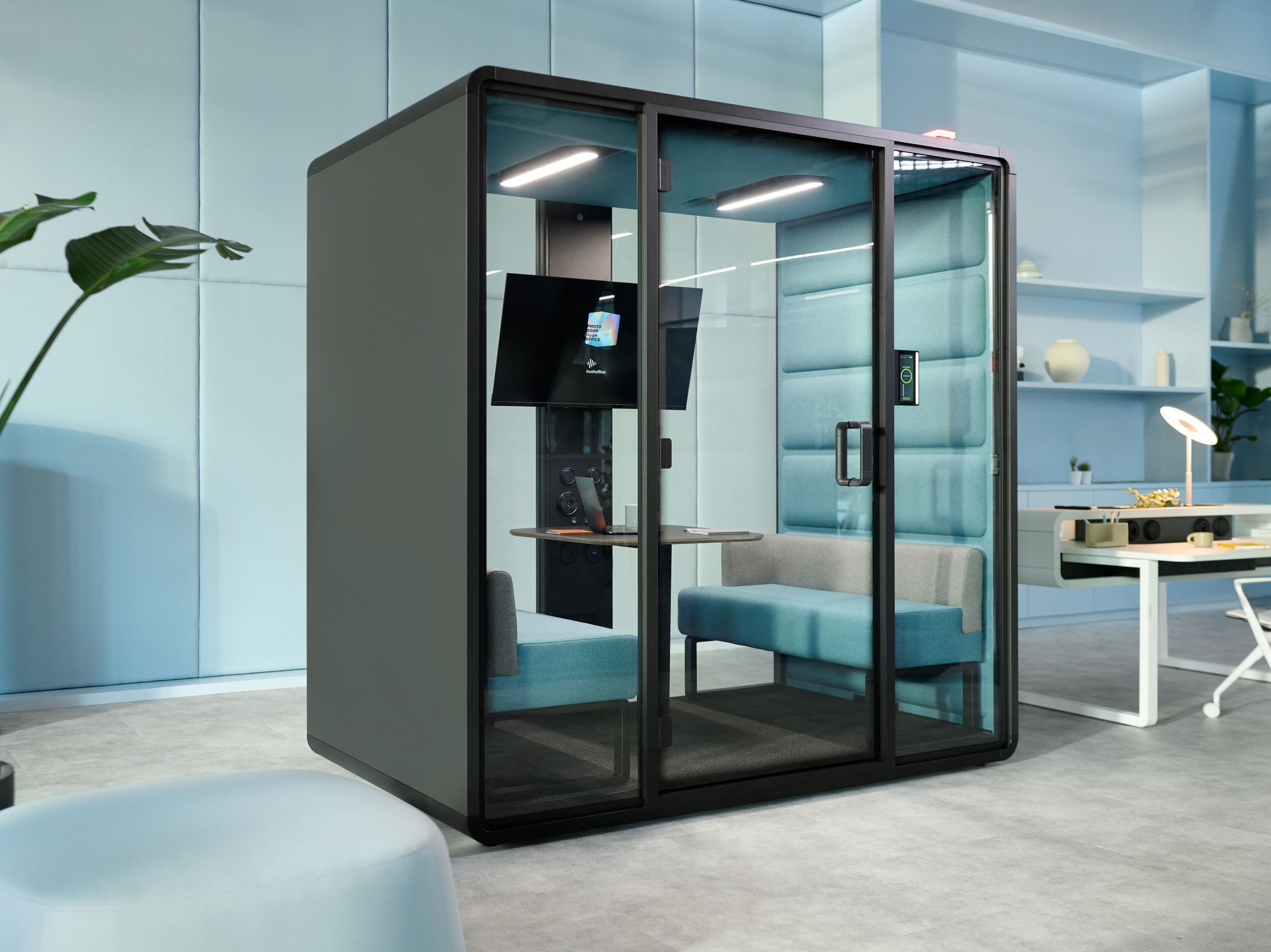 Мультимедийная многосторонняя акустическая офисная кабина Mikomax Smart Office HushFree ARCH-00132862