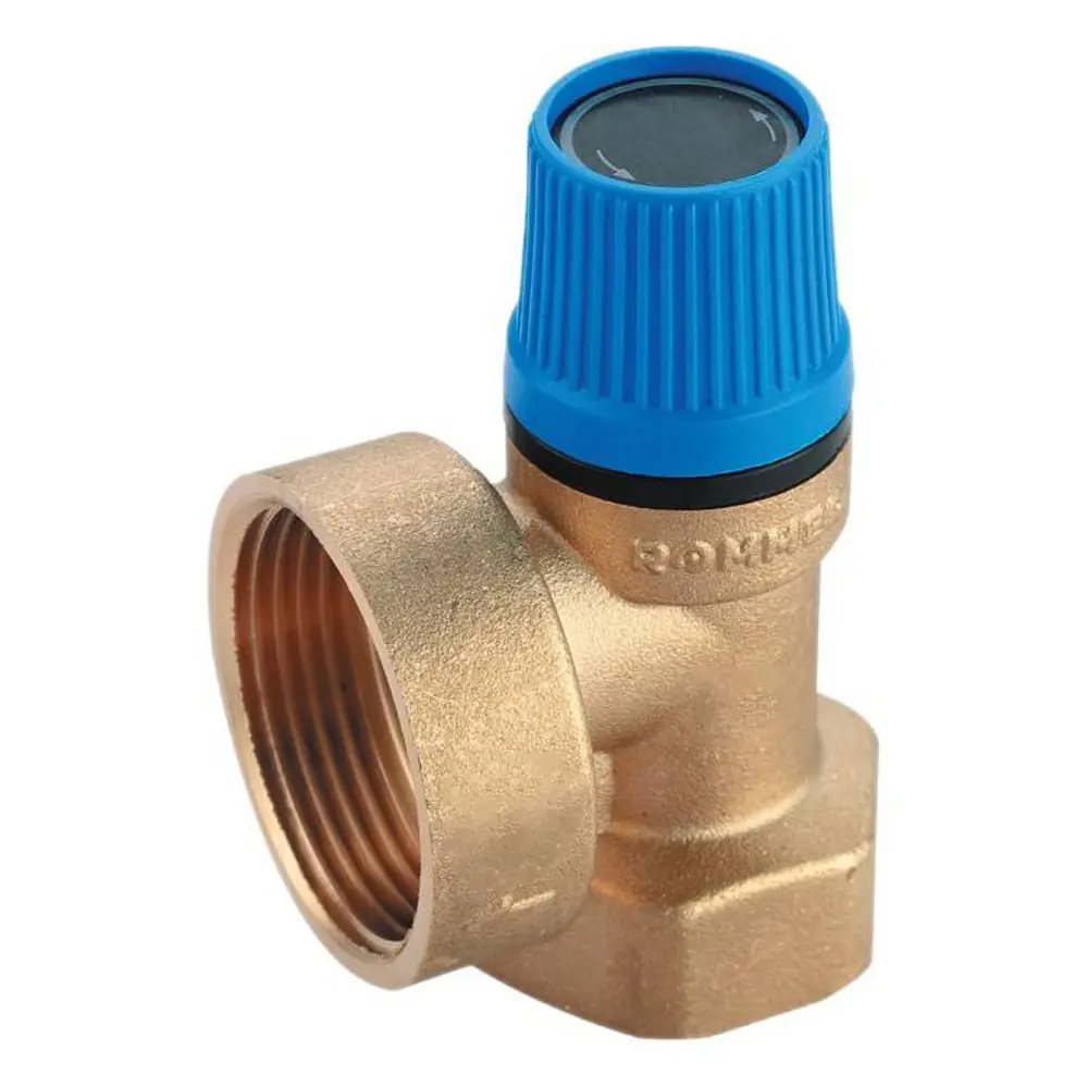 Предохранительный клапан ROMMER 8 бар 1/2"x3/4" латунь 89395957 STLM-1504745