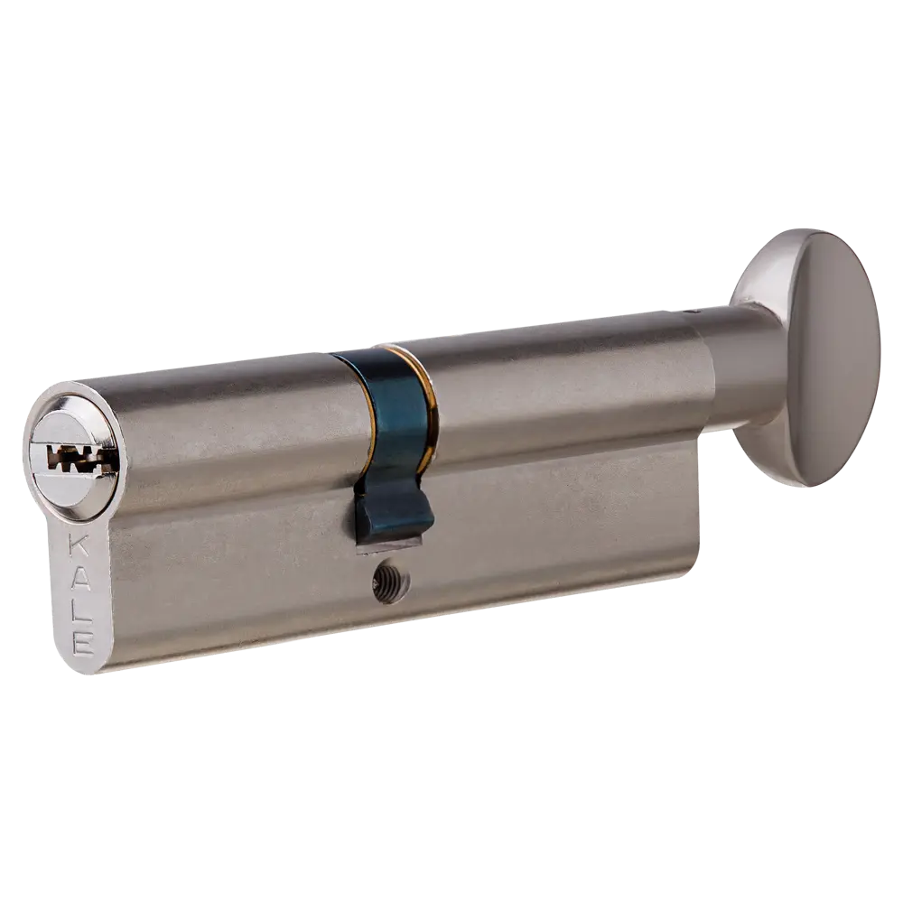 Цилиндр Kale 164SM-100-C-NP, 40х50 мм, ключ/вертушка, цвет никель 82394785 STLM-2001684 