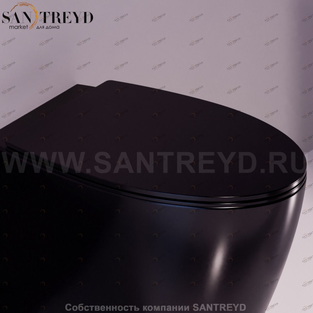 LFT006D06NEROCR Крышка сиденье для унитаза Simas LFT Spazio