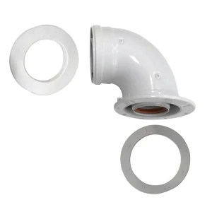 Колено коаксиальное 90° Baxi ø60-100 мм с фланцем для Eco Classic/Eco Nova 84467513 STLM-2075548