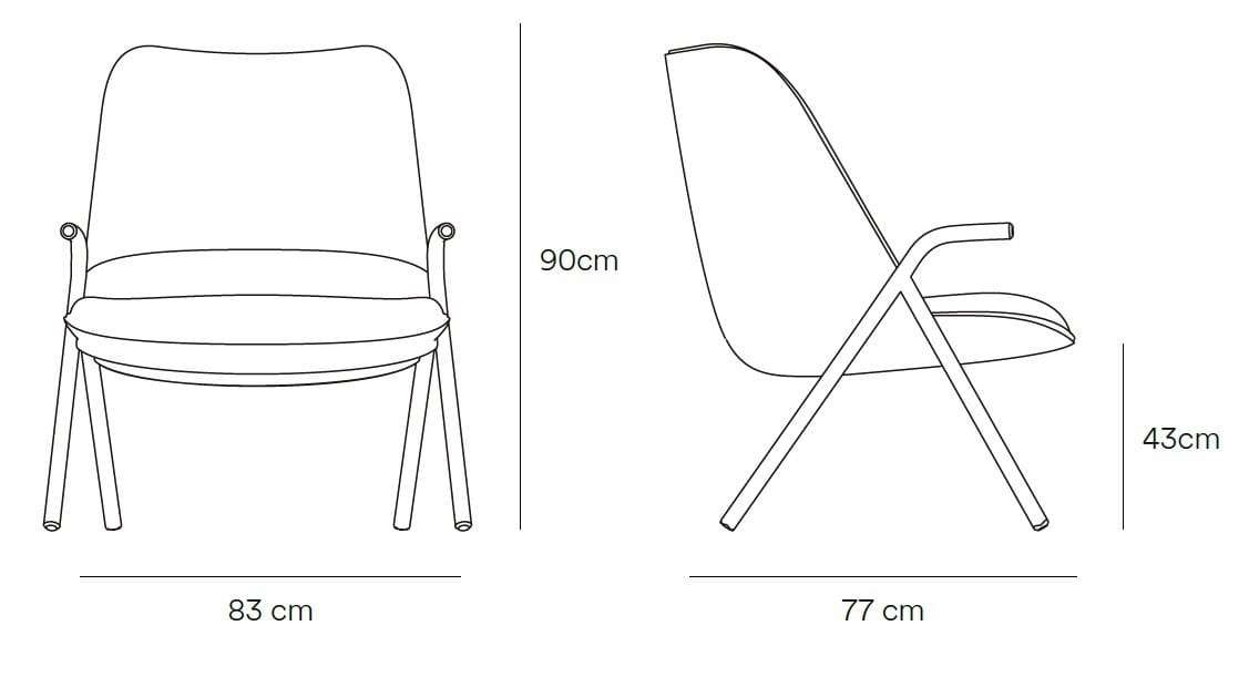 Полиэфирное кресло TEULAT Dins ARCH-00057392 - Вид №38