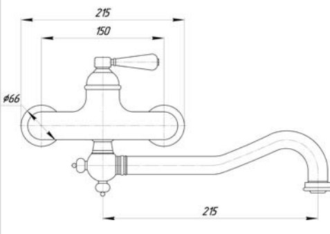 AV.CUC-9086.СR Смеситель Migliore Cucina - Вид №1