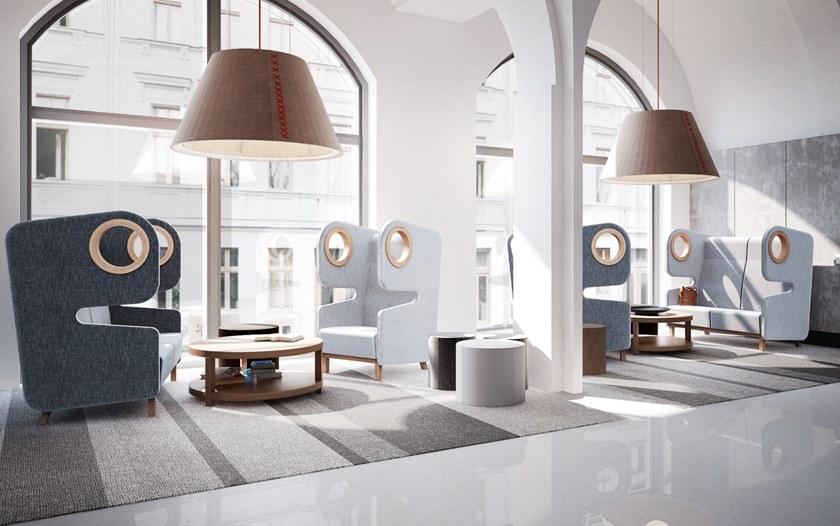 Mikomax Smart Office Стул Wing из шерсти Packman sun-id-1507975 - Вид №5