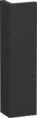BR519904949 Доборная планка для шкафчика Brioso Brioso #BR5199 16 мм Графит матовый, декор Duravit