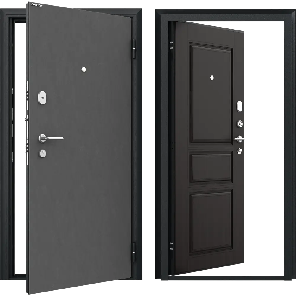 Дверь входная металлическая Премиум New 98x205 см правая венге классик DOORHAN STLM-2147074 - Вид №1