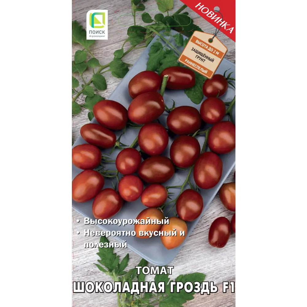 Семена томата Шоколадная гроздь F1 - высокоурожайный гибрид для открытого грунта 89401078 ПОИСК STLM-1577586