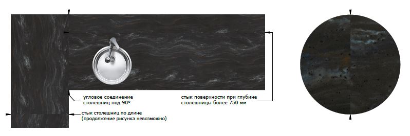 Столешницы для кухни - Татами LIGRON LIST163 1813 - Вид №4