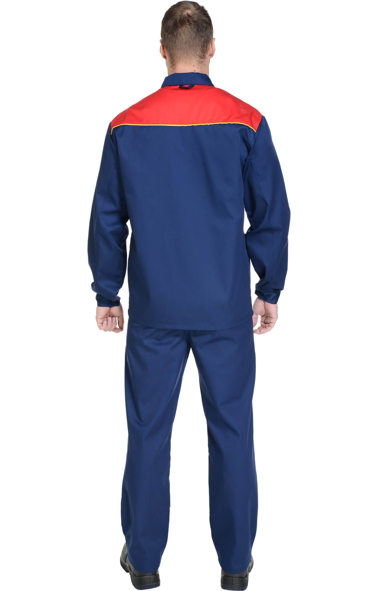 65444 Костюм "Труд" рабочий темно-синий красный  Летняя спецодежда  размер 52-54/182-188  - Вид №11
