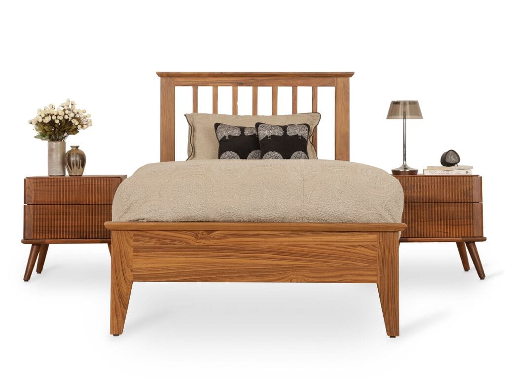 Односпальная кровать из тикового дерева Alankaram GWELY ARCH-00070988 - Вид №1