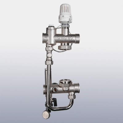 VT.VALMIX.0.130 Насосно-смесительный узел для теплого пола VALTEC VALMIX Valtec 200 мм, 130 мм  - Вид №13