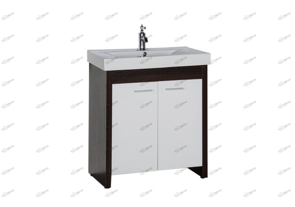 Тумба с раковиной Aquanet Тиана 70 венге 0018365400169712