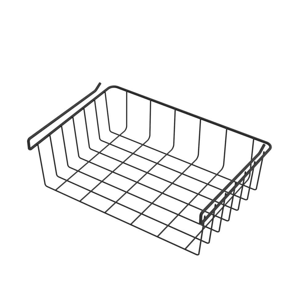 Выдвижная корзина с рамой KONSENSA 36x25.7x12 см цвет черный STLM-2015414 - Вид №1