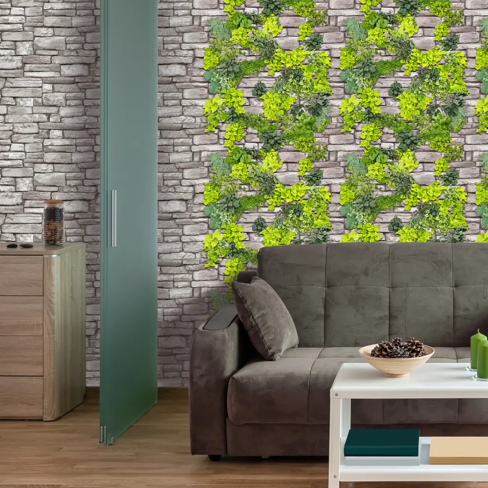 Обои виниловые Флорис 0.53х10 м светло-серые 8110 Santreyd STLM-2167174 - Вид №3