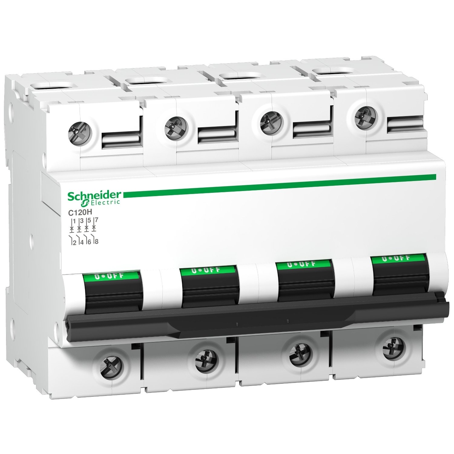 A9N18480 Автоматический выключатель Acti9 4P 100А (C) 15кА Schneider Electric Acti 9 
