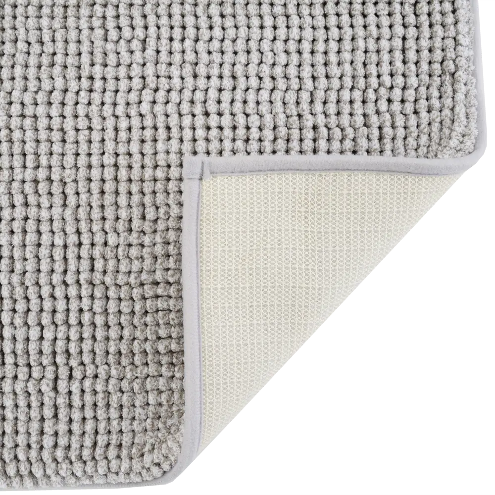 Коврик для ванной комнаты Swensa Ripple 80x50 см цвет бежевый STLM-2149919 - Вид №2