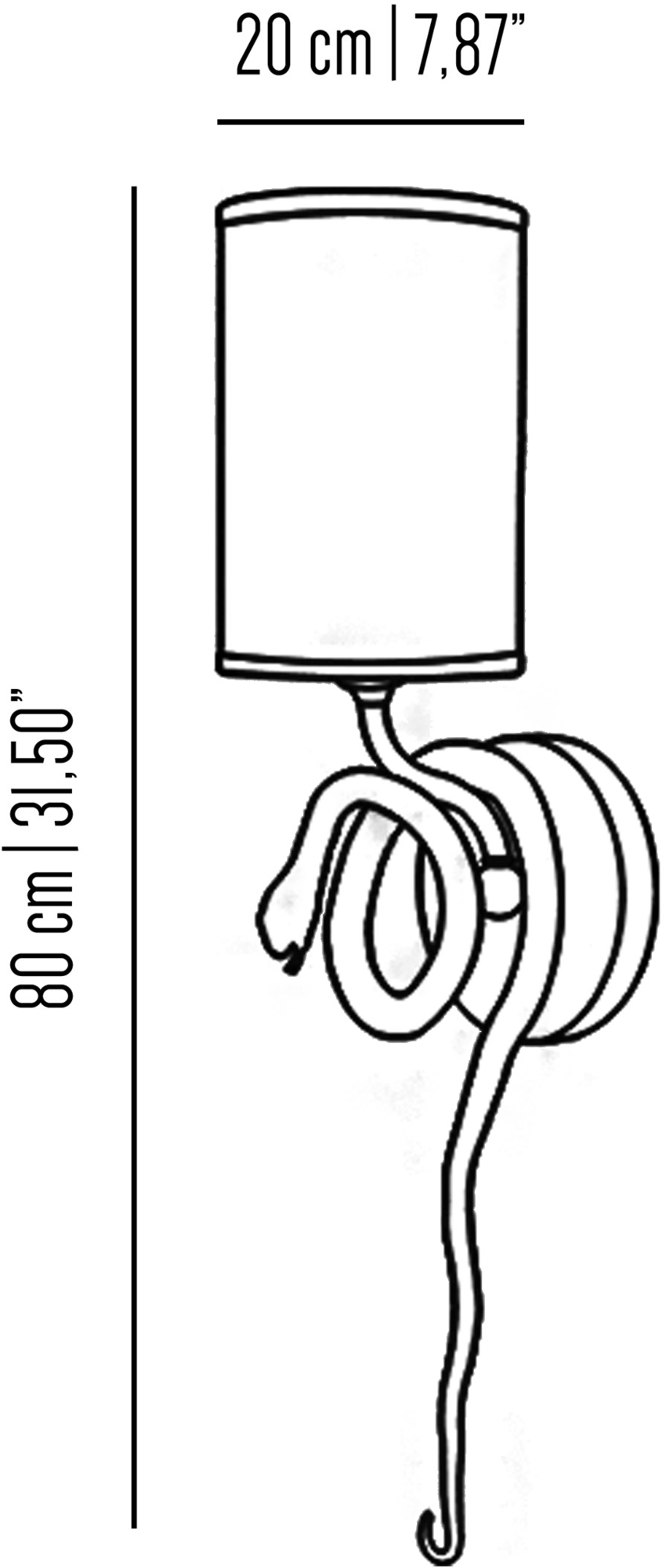 Il Bronzetto Бра из латуни с фиксированным кронштейном Eclectic Bes01 - Вид №2