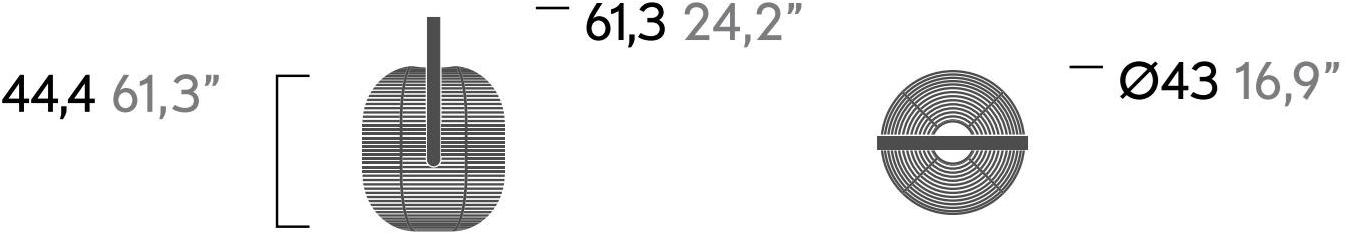 Kettal Фонарь из синтетического волокна Bela sun-id-1473421 - Вид №5