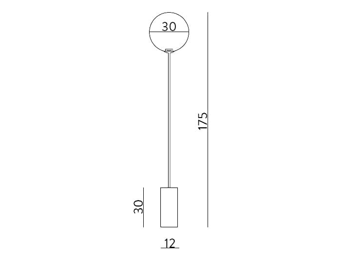 Выдувное стекло светодиодный торшер Cangini & Tucci Pit ARCH-00010214 - Вид №2
