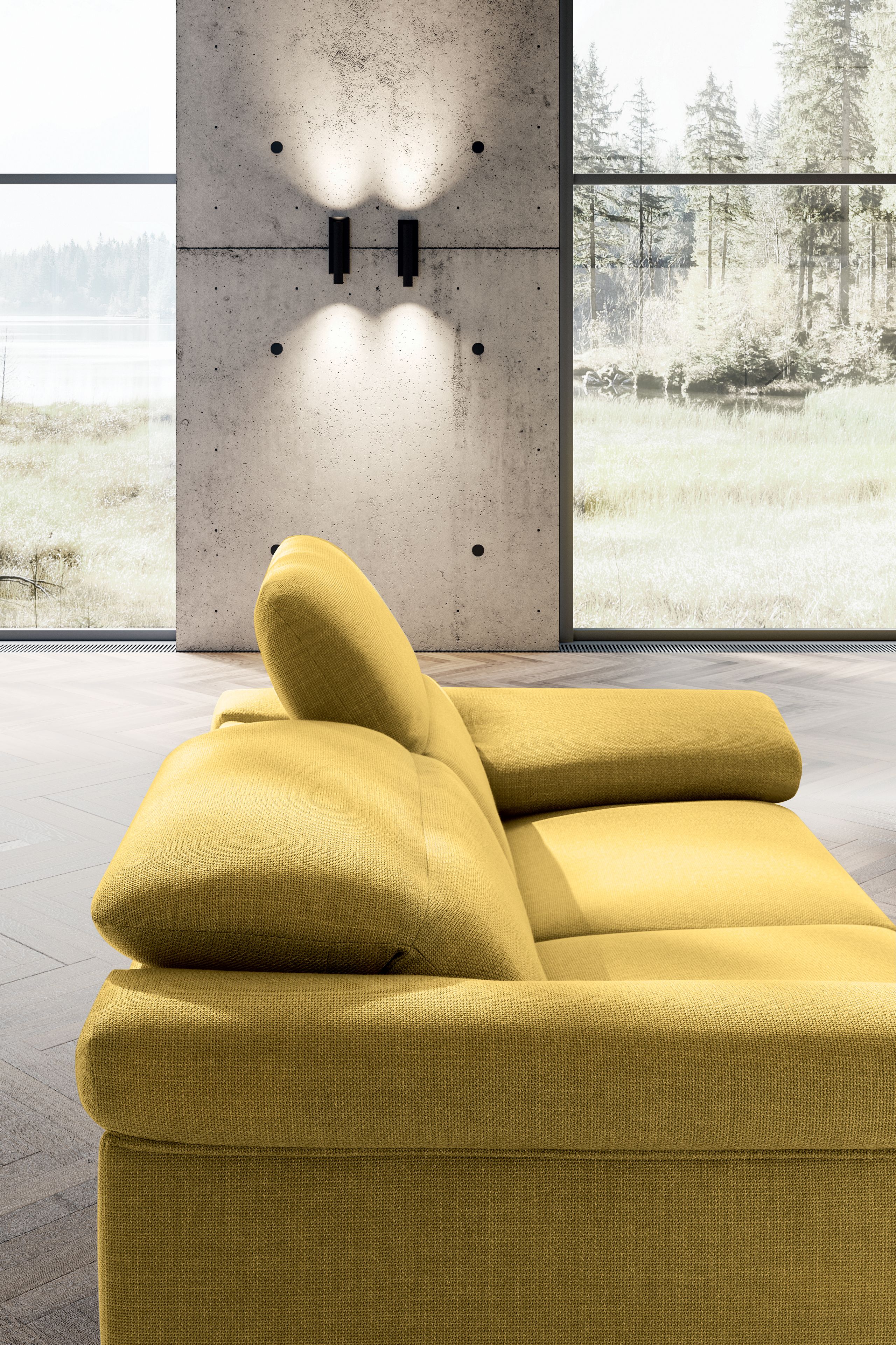 Тканевый диван с полуостровом Felis Softliving ARCH-00069138 - Вид №4