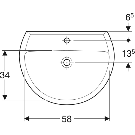K91165000 Раковина Kolo Rekord Geberit  - Вид №9