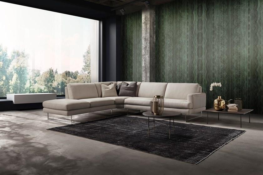 Rossini Sofas Секционный угловой диван в коже Narciso sun-id-1468501 - Вид №5