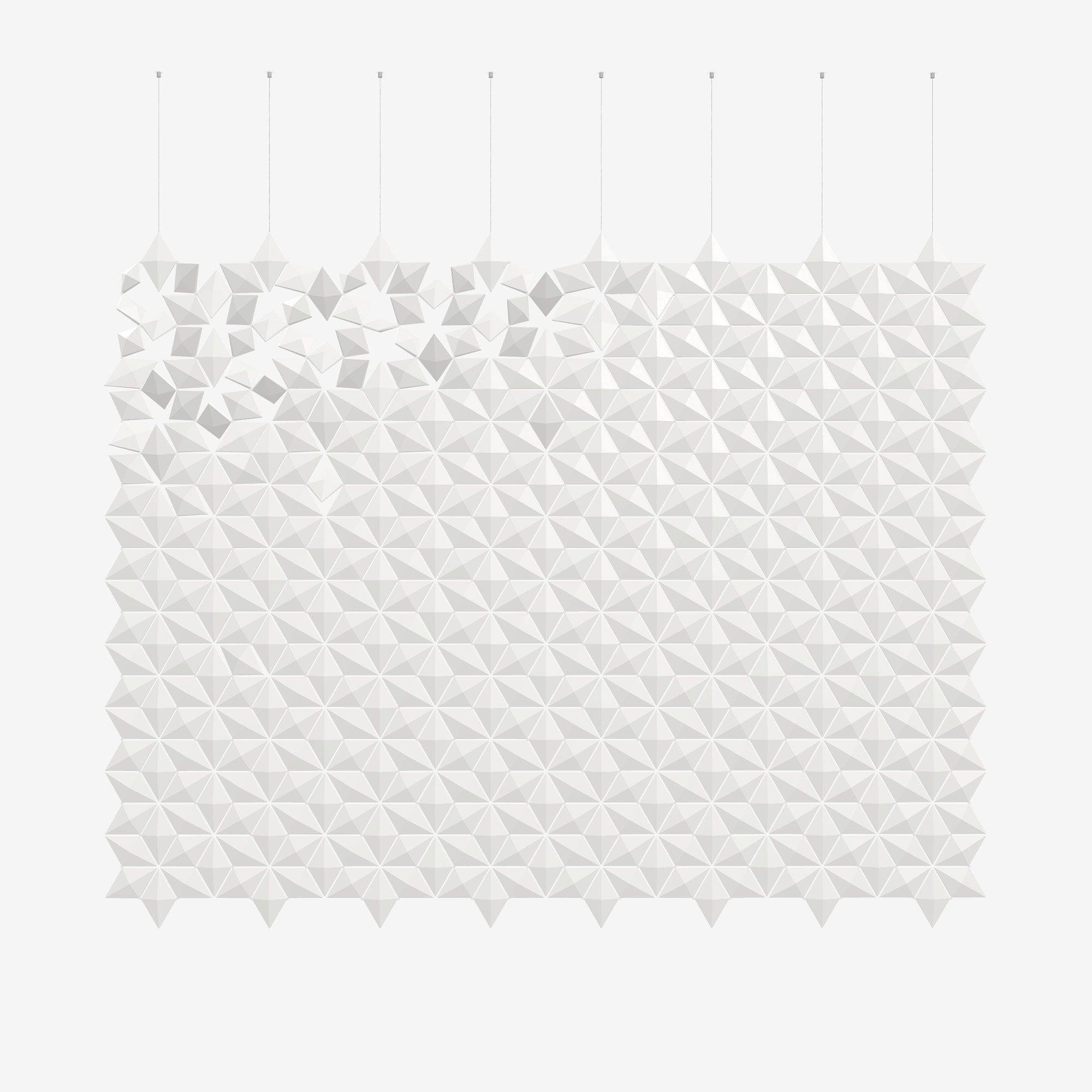 Подвесная перегородка bloomming FACET 272x217cm bianco ARCH-00135140 - Вид №2