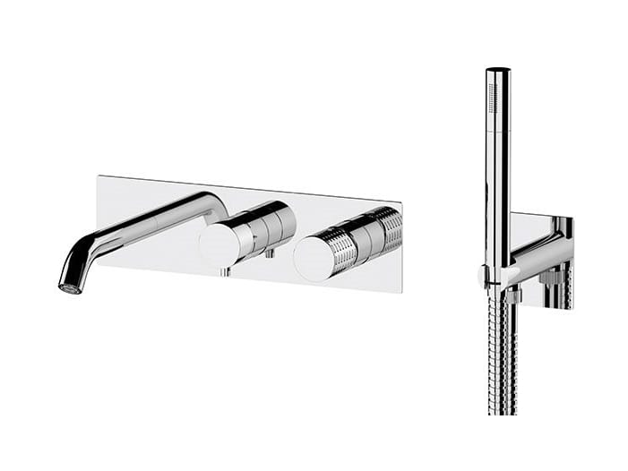 Настенный встраиваемый набор для ванны с пластиной Remer Rubinetterie Celebrity ARCH-00149299