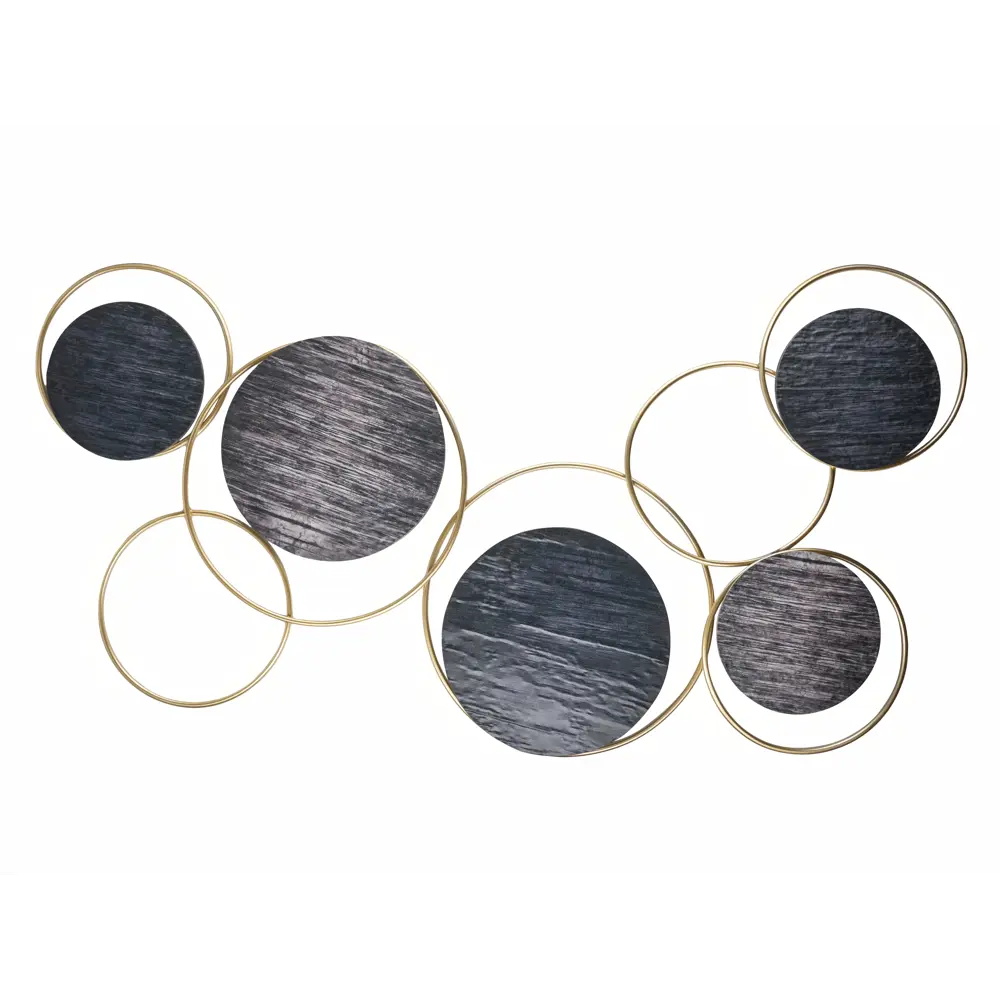 Панно 95.3 см металл цвет черно-золотой Santreyd STLM-2010792