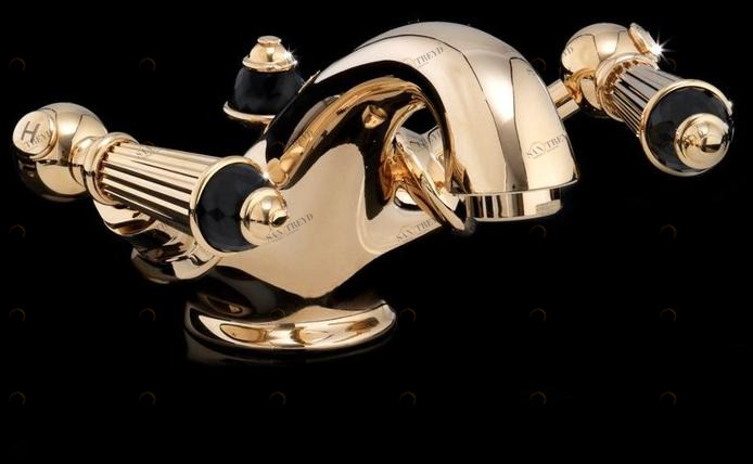 Devon&Devon Смеситель для раковины на столешнице с одним отверстием Black diamond Bld74ot