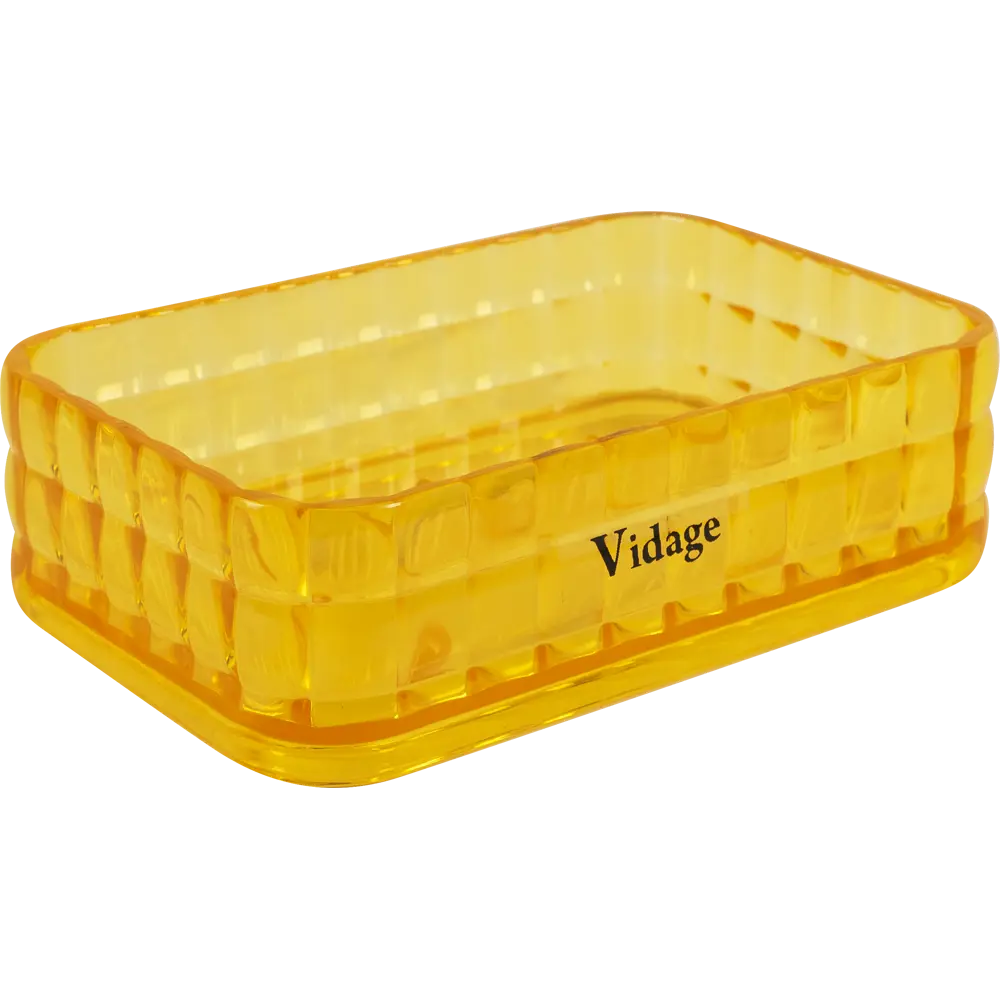 Мыльница настольная Vidage «Корбу» пластик цвет оранжевый STLM-2029092