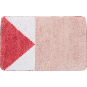 Коврик для ванной комнаты Bauhen 50x80 см цвет розовый 82472548 STLM-2107109