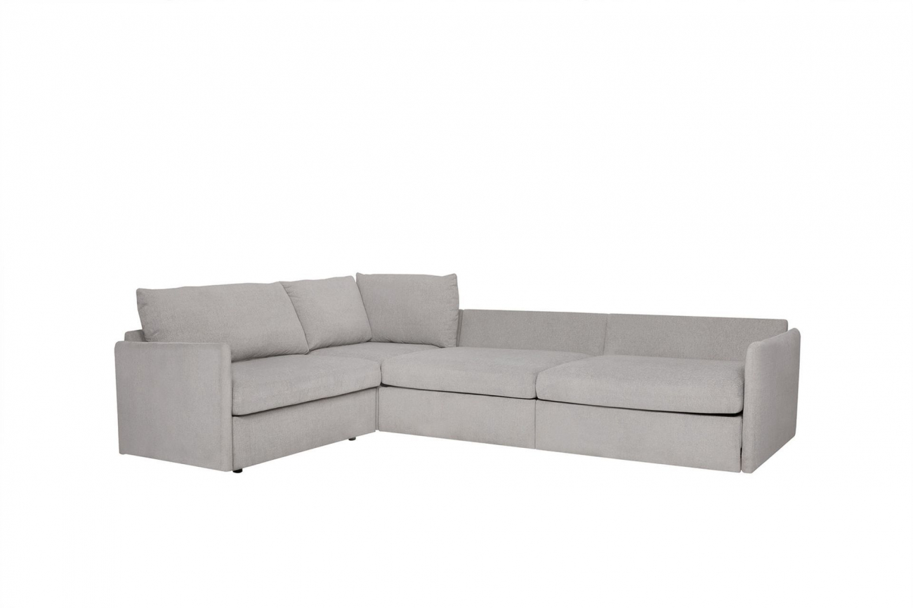 Диван-кровать Smart угловой светло-серый SITS ДИЗАЙНЕРСКИЕ, SMART 192340 Серый  - Вид №2