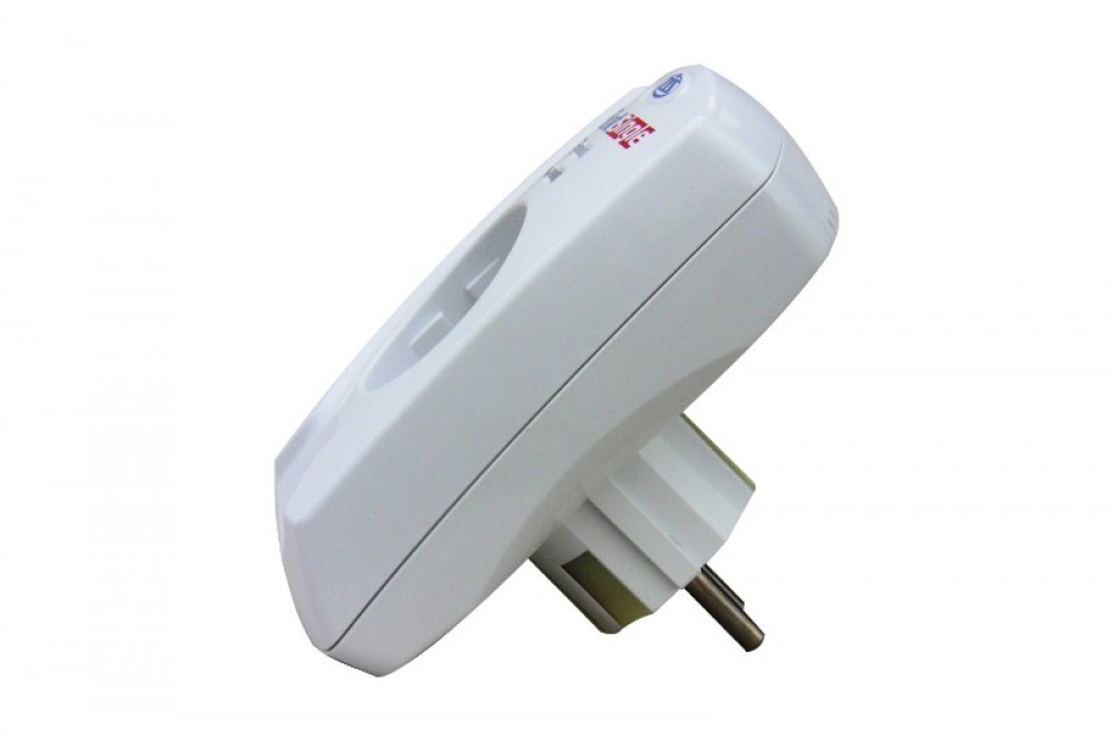 Pilot Single Surge protector , 1 outlet, 16a, microprocessor, white ZIS Santreyd  - Вид №2