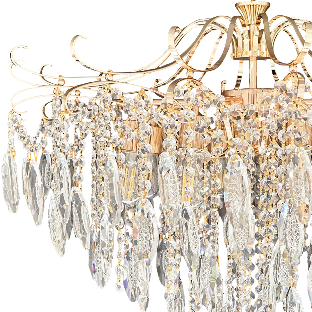 Люстра каскадная потолочная De City Бриз 8 ламп 24 м² E27 220 V STLM-2023475 - Вид №5