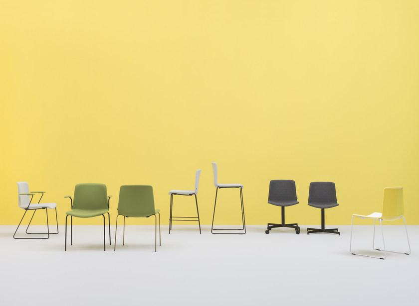 Pedrali Табурет высокий полипропиленовый с подставкой для ног Tweet 896 - Вид №3