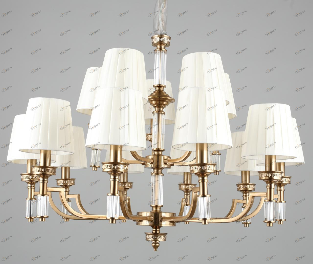 Подвесная люстра Omnilux Dimaro OML-87813-15 OMNILUX ДИЗАЙНЕРСКИЕ, DIMARO 313676 Бежевый 