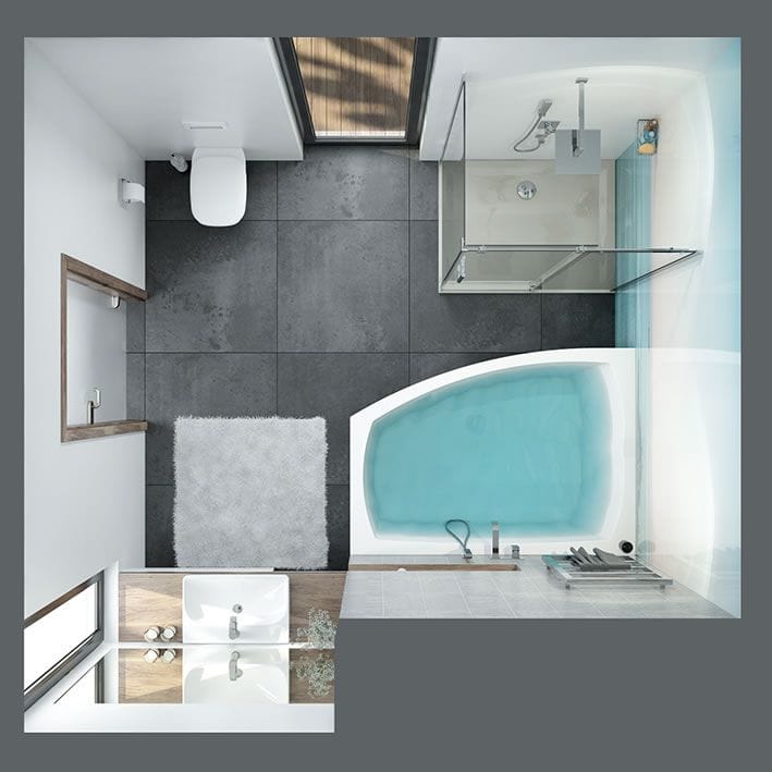 Встраиваемая акриловая ванна HOESCH Largo ARCH-00141602 - Вид №3