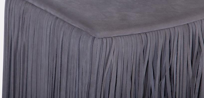 MORADA Квадратный пуф из нубука Taglia Taglia ot - Вид №3