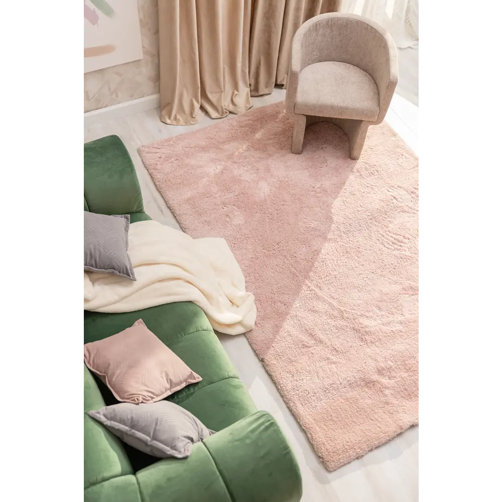 Ковер полиэстер Inspire Alaric 60x120 см цвет розовый 83235393 STLM-2096886  - Вид №7
