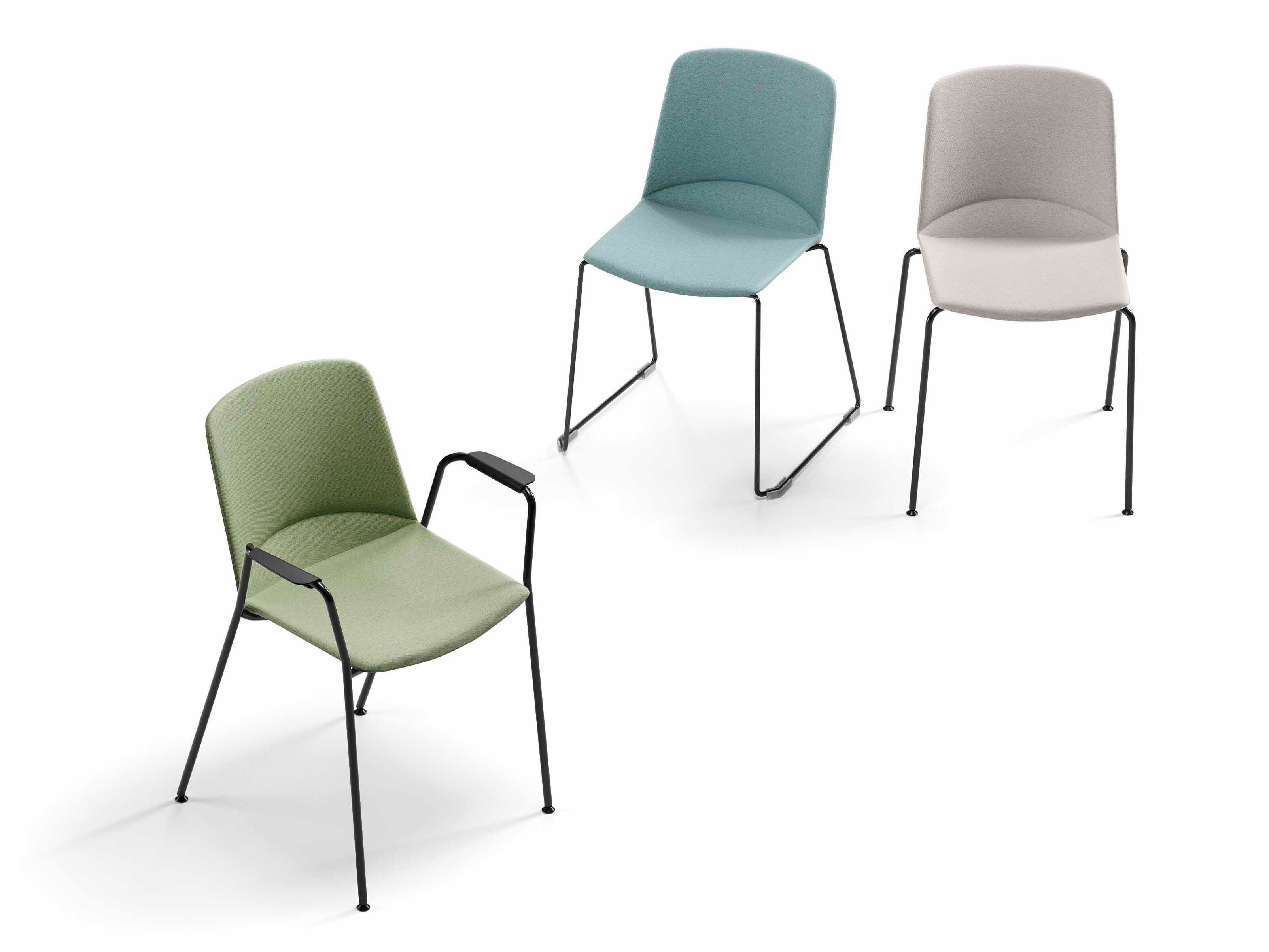 Штабелируемый стул из ткани SITLOSOPHY® Adapta ARCH-00134978 - Вид №2