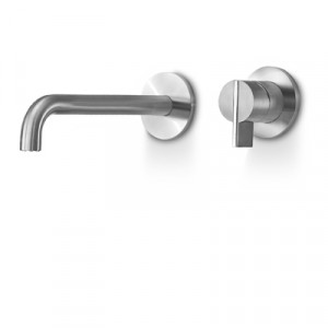 INS 041 Смеситель Для Умывальника Linki INSERT Сатиновая Сталь