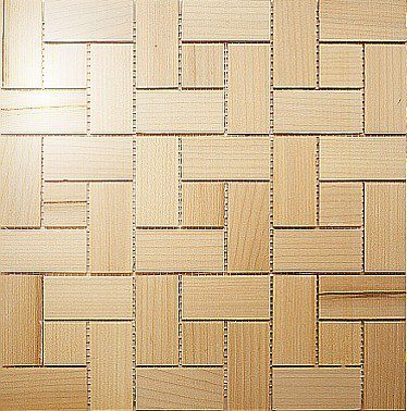 Мозаика и 3D панели из дерева Da Vinci Мозаика Ritmo 065 Клён Селект (Гладкая) 324х324 мм 1301100065 - Вид №1