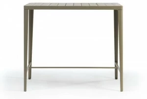 Ethimo Прямоугольный высокий садовый стол из тика Laren