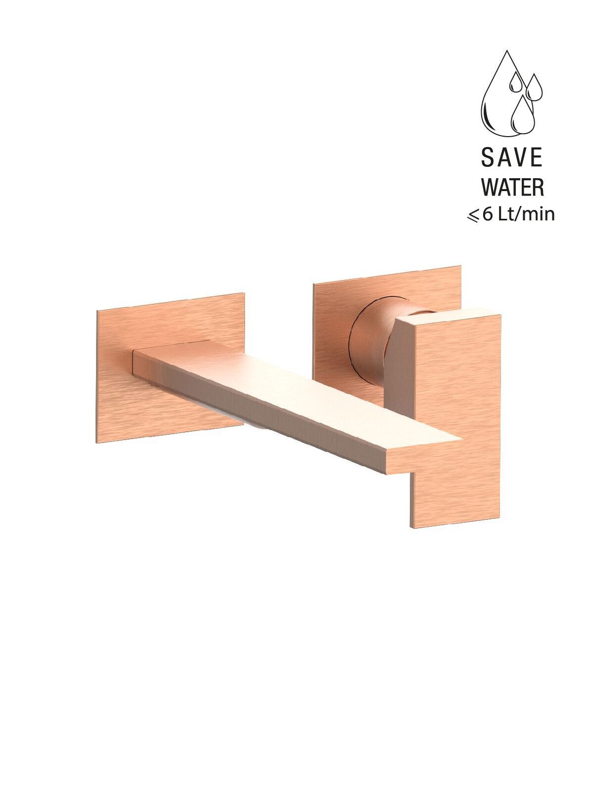 Настенный смеситель для раковины с ограничителем расхода Rubinetterie Frattini Vita Due ARCH-00078238 - Вид №12