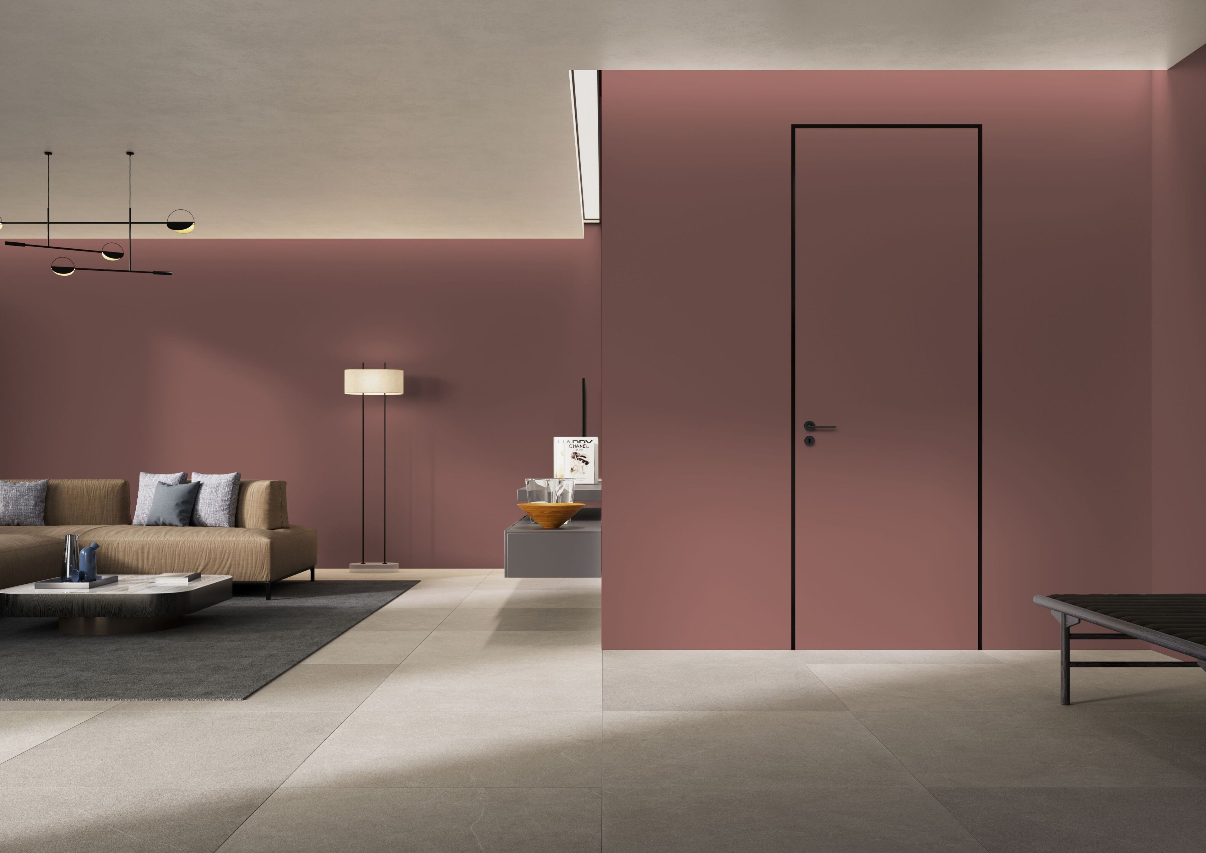 Деревянная стена заподлицо распашная дверь FERREROLEGNO ноль ARCH-00077722 - Вид №2