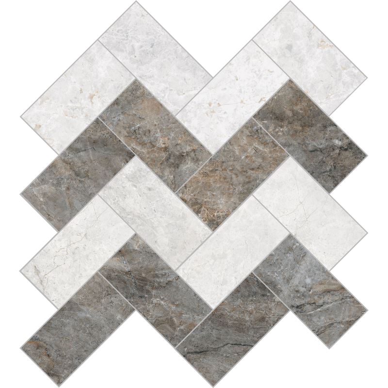 K9509058FLR1VTE0  Vitraglobal Marble Cut Mix 