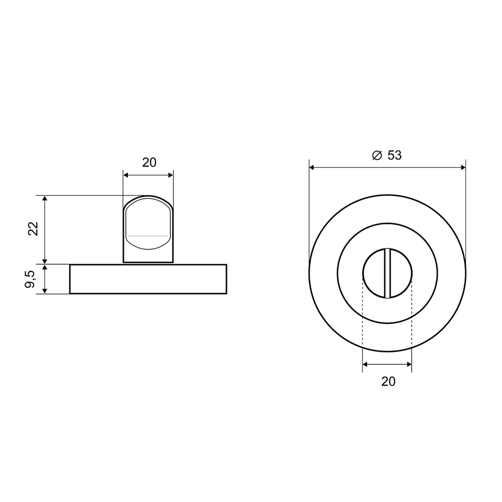 Накладка фиксатор Palladium Z 100 BK SN ЦАМ цвет никель STLM-2132727 - Вид №3
